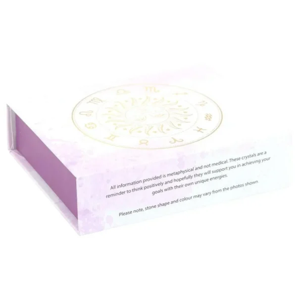 Aquarius Crystal Tumblestone Set -vesimiehen luonnonkivi lahjapakkaus