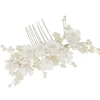 ATHENA BRIDAL | Alice -kukkakoristeinen muotoiltava hiuskoru (hopea)