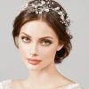 ATHENA BRIDAL | Hermine -helmikoristeinen muotoiltava hiuskoru (hopea)