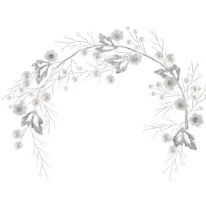 ATHENA BRIDAL | Hermine -helmikoristeinen muotoiltava hiuskoru (hopea)