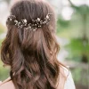ATHENA BRIDAL | Julie -helmikoristeinen muotoiltava hiuskoru (hopea)