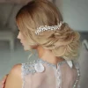 ATHENA BRIDAL | Liliane -helmikoristeinen hiuskoriste (hopea)