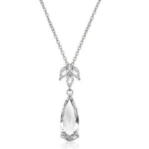 ATHENA BRIDAL | Liliane -pisaranmuotoinen kristallikaulakoru