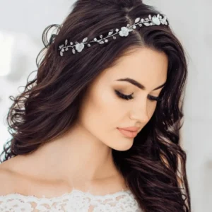 ATHENA BRIDAL | Louise -muotoiltava hiusköynnös (hopea)