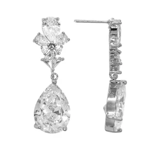 ATHENA BRIDAL | Luxury Sara Earrings -hopeanväriset pisarakorvakorut