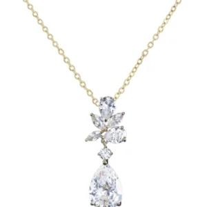 ATHENA BRIDAL | Madeleine -kristallikaulakoru (kulta)