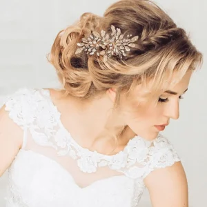 ATHENA BRIDAL | Mireille -kristallihiuskoriste (kulta)