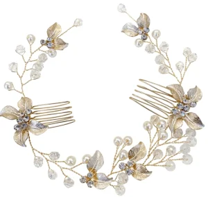 ATHENA BRIDAL | Odile -köynnösmäinen hiuskoru (kulta)