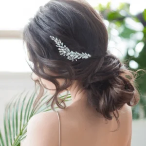 ATHENA BRIDAL | Sandrine -opaalinhohtoinen hiuskoristepakkaus (hopea)