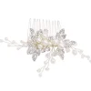 ATHENA BRIDAL | Suzanne -helmikoristeinen muotoiltava hiuskoru (hopea)