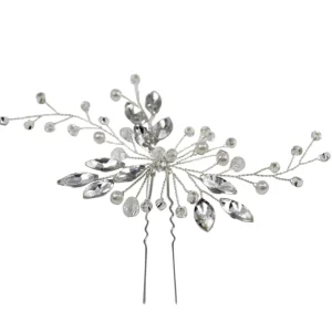 ATHENA BRIDAL | Valentine -hopeinen kristallihiuskoriste