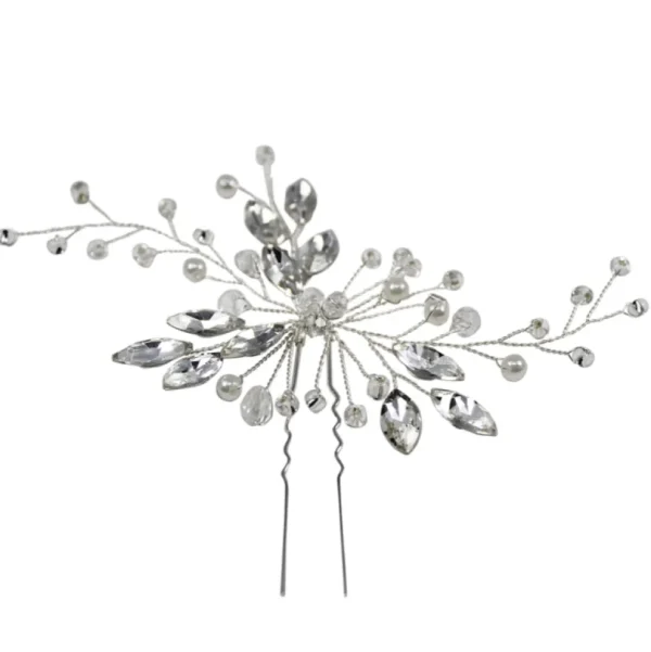 ATHENA BRIDAL | Valentine -hopeinen kristallihiuskoriste