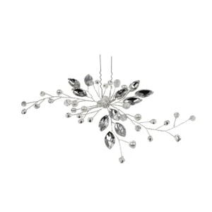 ATHENA BRIDAL | Valentine -hopeinen kristallihiuskoriste