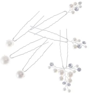 ATHENA BRIDAL | Valérie -kuuden hiuskoristeen pakkaus (hopea)