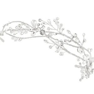 ATHENA BRIDAL | Violette -muotoiltava hiusköynnös (hopea)