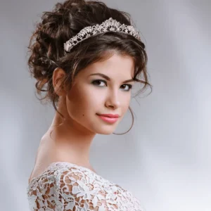 ATHENA BRIDAL, Abigail -ruusukultainen tiara