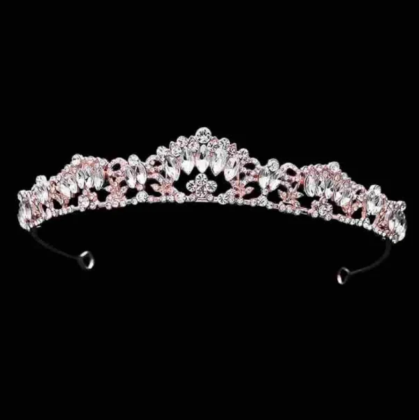 ATHENA BRIDAL, Abigail -ruusukultainen tiara