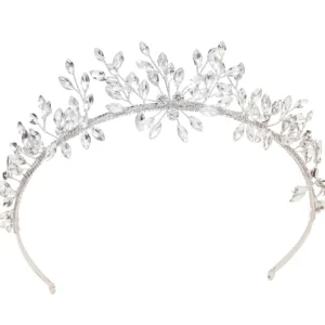ATHENA BRIDAL, Bella -hopeinen juhlapanta kristallein