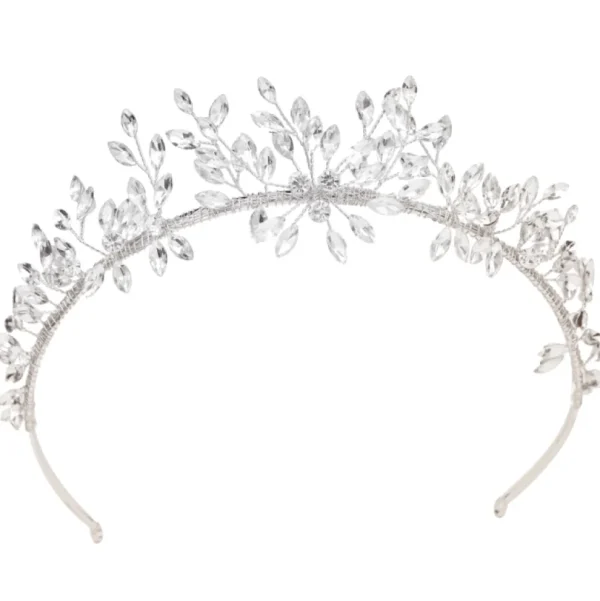 ATHENA BRIDAL, Bella -hopeinen juhlapanta kristallein