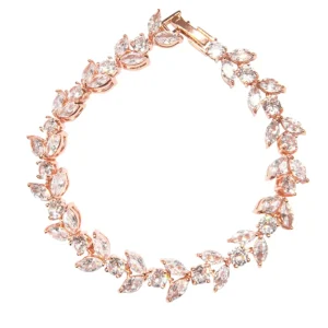 ATHENA BRIDAL, Florence -kirkas kristallirannekoru (ruusukulta)