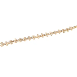 ATHENA BRIDAL, Florence -kirkas kristallirannekoru (kulta)