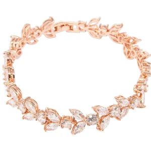 ATHENA BRIDAL, Florence -kirkas kristallirannekoru (ruusukulta)