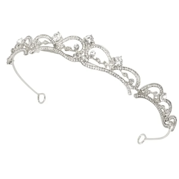 ATHENA BRIDAL, Sabine -hopeinen tiara