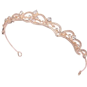 ATHENA BRIDAL, Sabine -ruusukultainen tiara