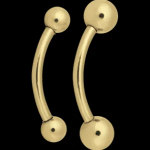 Bananabell/kaareva tappi 1,2mm | Titan Zirconline®