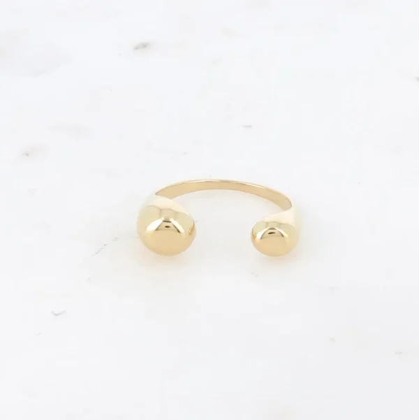 BOHM PARIS | Bague Mercer -kivetön kirurginterässormus (kulta)