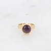 BOHM PARIS | Bague Rosina -kirurginterässormus ametistilla