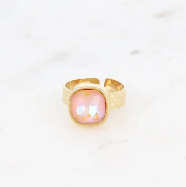BOHM PARIS | Bague Sivaria -persikkainen kirurginterässormus