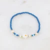 BOHM PARIS | Bracelet Belle -sininen kukkarannekoru