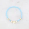 BOHM PARIS | Bracelet Belle -vaaleansininen kukkarannekoru