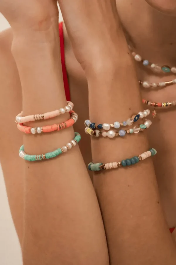 BOHM PARIS | Bracelet Taïssia -ametisti luonnonkivirannekoru