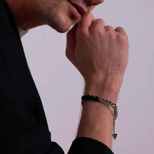 BOHM PARIS Stockholm | Bracelet Elyah -kirurginteräsrannekoru (hopea)