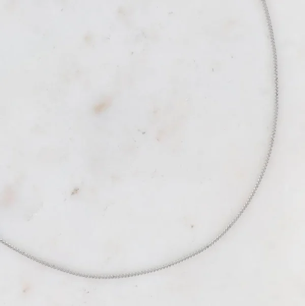 BOHM PARIS Stockholm | Collier Kim -kirurginteräsketju (hopea, 60cm)