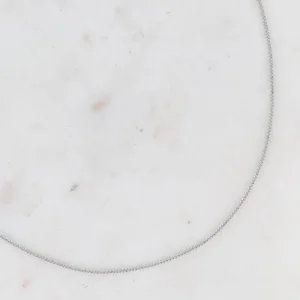 BOHM PARIS Stockholm | Collier Kim -kirurginteräsketju (hopea, 42cm)