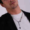 BOHM PARIS Stockholm | Collier Charlie -kirurginteräsketju (hopea)