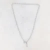 BOHM PARIS Stockholm | Collier Loan -kirurginteräsketju (hopea)