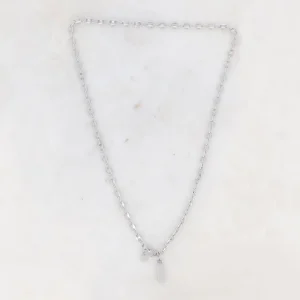 BOHM PARIS Stockholm | Collier Loan -kirurginteräsketju (hopea)