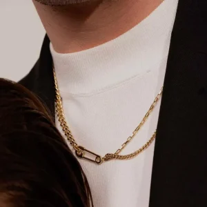 BOHM PARIS Stockholm | Collier Joshua -kirurginteräsketju (hopea)