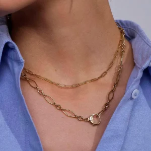 BOHM PARIS Stockholm | Collier Vivien -kirurginteräsketju (hopea)