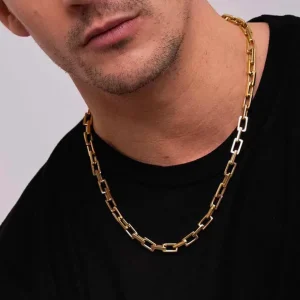BOHM PARIS Stockholm | Collier Damien -kirurginteräsketju (hopea)