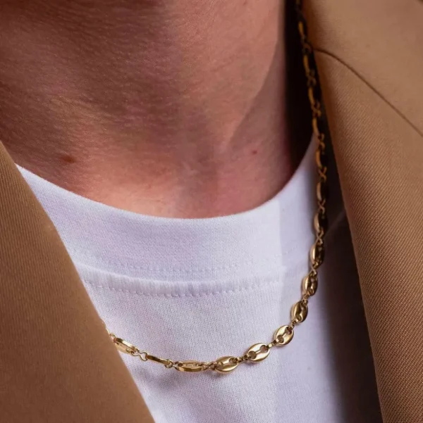 BOHM PARIS Stockholm | Collier Loan -kirurginteräsketju (hopea)