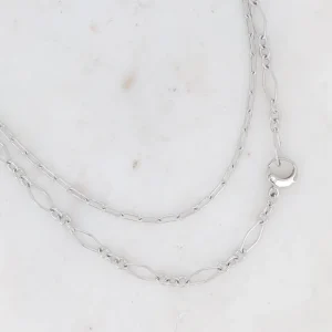 BOHM PARIS Stockholm | Collier Vivien -kirurginteräsketju (hopea)