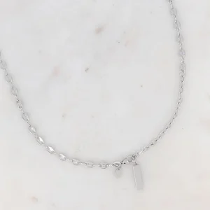 BOHM PARIS Stockholm | Collier Loan -kirurginteräsketju (hopea)