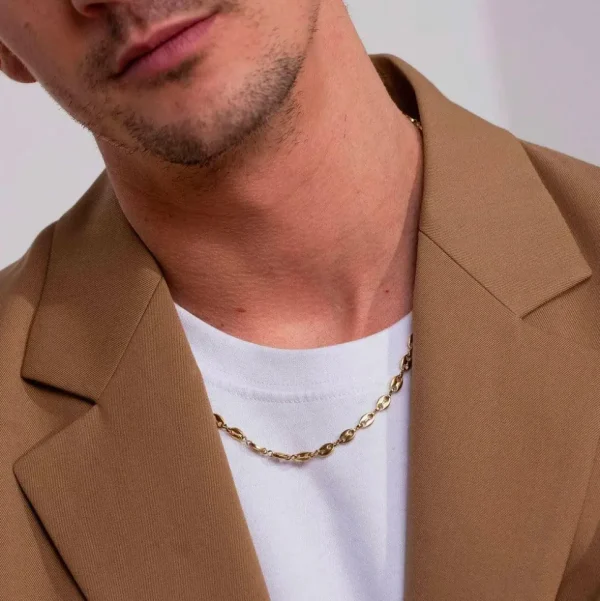 BOHM PARIS Stockholm | Collier Loan -kirurginteräsketju (hopea)