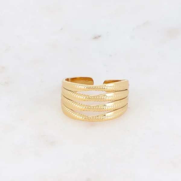 BOHM PARIS | Bague Juliana -kirurginterässormus (kulta)