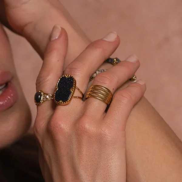BOHM PARIS | Bague Juliana -kirurginterässormus (kulta)
